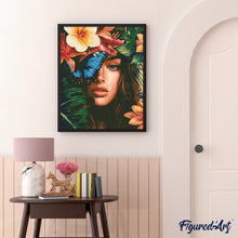 Charger l'image dans la galerie, Broderie Diamant - Beauté tropicale
