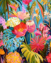 Charger l'image dans la galerie, Diamond Painting - Broderie Diamant - Jardin tropical éclatant
