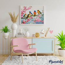 Charger l'image dans la galerie, Broderie Diamant - La Bande des Oiseaux Chanteurs