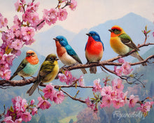 Charger l'image dans la galerie, Diamond Painting - Broderie Diamant - La Bande des Oiseaux Chanteurs