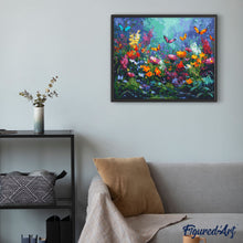 Charger l'image dans la galerie, Broderie Diamant - Jardin et Papillons Colorés