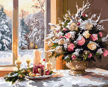 Charger l'image dans la galerie, Diamond Painting - Broderie Diamant - Veillée de Noël Romantique