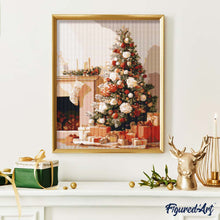 Charger l'image dans la galerie, Broderie Diamant - Décor de Noël Élégant
