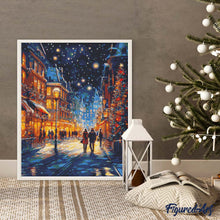 Charger l'image dans la galerie, Broderie Diamant - Balade de Noël Étoilée