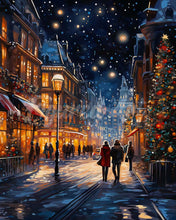Charger l'image dans la galerie, Diamond Painting - Broderie Diamant - Balade de Noël Étoilée