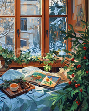 Charger l'image dans la galerie, Diamond Painting - Broderie Diamant - Hiver Douillet au Lit