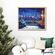 Charger l'image dans la galerie, Broderie Diamant - Balcon d'Hiver