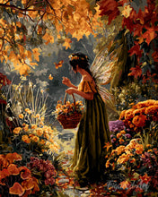 Charger l'image dans la galerie, Diamond Painting - Broderie Diamant - Fée du jardin d'automne