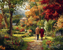 Charger l'image dans la galerie, Diamond Painting - Broderie Diamant - Amour éternel en automne