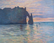 Charger l'image dans la galerie, Diamond Painting - Diamond Painting - La Falaise à Étretat, coucher de soleil - Monet