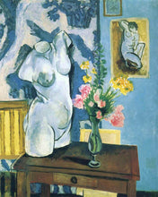 Charger l'image dans la galerie, Diamond Painting - Diamond Painting - Torso en plâtre avec bouquet de fleurs - Matisse