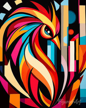 Charger l'image dans la galerie, Diamond Painting - Broderie Diamant - Coq Abstrait Éclatant
