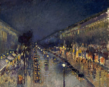 Charger l'image dans la galerie, Diamond Painting - Diamond Painting - Boulevard Montmartre, Effet de nuit - Pissarro