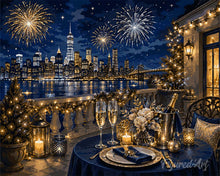 Charger l'image dans la galerie, Diamond Painting - Diamond Painting - Nuit de Noël scintillante