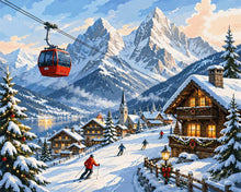 Charger l'image dans la galerie, Diamond Painting - Diamond Painting - Escapade de Noël dans les Alpes