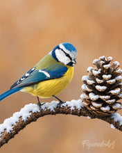 Charger l'image dans la galerie, Diamond Painting - Diamond Painting - Mésange bleue