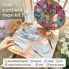 Charger l'image dans la galerie, Diamond Painting sur Disque en Bois - Printemps en Provence