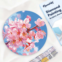 Charger l'image dans la galerie, Diamond Painting sur Disque en Bois - Fleurs de cerisier