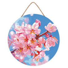 Charger l'image dans la galerie, Diamond Painting sur Disque en Bois - Fleurs de cerisier