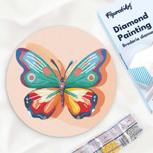Charger l'image dans la galerie, Diamond Painting sur Disque en Bois - Papillon