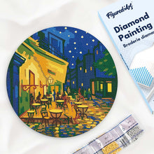 Charger l'image dans la galerie, Diamond Painting sur Disque en Bois - Van Gogh - Café