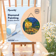 Charger l'image dans la galerie, Diamond Painting sur Disque en Bois - Van Gogh - Café