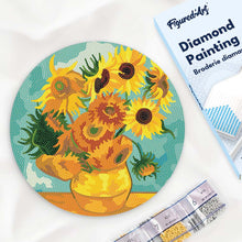 Charger l'image dans la galerie, Diamond Painting sur Disque en Bois - Van Gogh - Tournesols