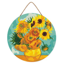Charger l'image dans la galerie, Diamond Painting sur Disque en Bois - Van Gogh - Tournesols