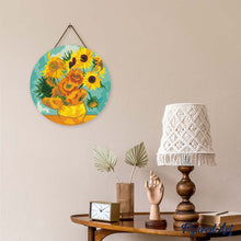 Charger l'image dans la galerie, Diamond Painting sur Disque en Bois - Van Gogh - Tournesols