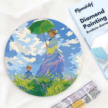 Charger l'image dans la galerie, Diamond Painting sur Disque en Bois - La Promenade - Monet