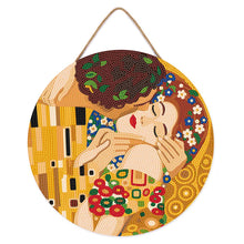 Charger l'image dans la galerie, Diamond Painting sur Disque en Bois - Le baiser - Klimt