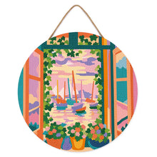 Charger l'image dans la galerie, Diamond Painting sur Disque en Bois - La Fenêtre ouverte - Matisse