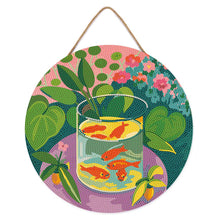 Charger l'image dans la galerie, Diamond Painting sur Disque en Bois - Les Poissons rouges - Matisse
