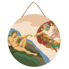 Charger l'image dans la galerie, Diamond Painting sur Disque en Bois - La Création d’Adam - Michel-Ange