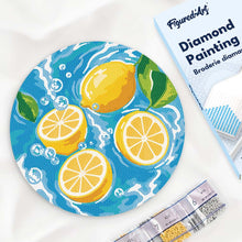 Charger l'image dans la galerie, Diamond Painting sur Disque en Bois - Brise de Citrus