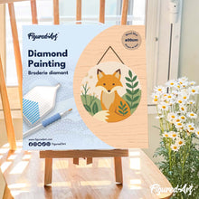 Charger l'image dans la galerie, Diamond Painting sur Disque en Bois - Renard