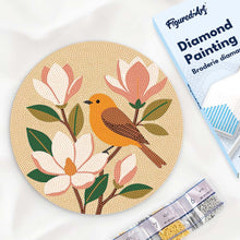 Charger l'image dans la galerie, Diamond Painting sur Disque en Bois - Oiseau des Magnolias
