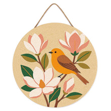Charger l'image dans la galerie, Diamond Painting sur Disque en Bois - Oiseau des Magnolias