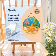 Charger l'image dans la galerie, Diamond Painting sur Disque en Bois - Étoile de mer
