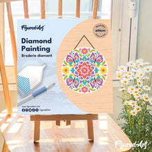 Charger l'image dans la galerie, Diamond Painting sur Disque en Bois - Mandala papillon