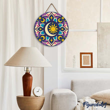 Charger l'image dans la galerie, Diamond Painting sur Disque en Bois - Mandala céleste