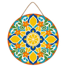 Charger l'image dans la galerie, Diamond Painting sur Disque en Bois - Mandala agrumes