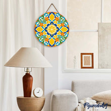 Charger l'image dans la galerie, Diamond Painting sur Disque en Bois - Mandala agrumes