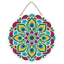 Charger l'image dans la galerie, Diamond Painting sur Disque en Bois - Mandala paon