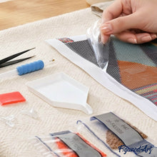 Charger l'image dans la galerie, Broderie Diamant - La Belle endormie aux camélias