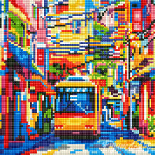 Charger l'image dans la galerie, Mini Diamond Painting 25x25cm - Bus de la Ville de Tokyo