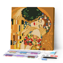 Charger l'image dans la galerie, Mini Diamond Painting 25x25cm Figured'Art - Le baiser - Klimt
