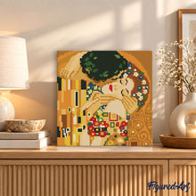 Charger l'image dans la galerie, Mini Diamond Painting 25x25cm - Le baiser - Klimt