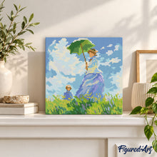 Charger l'image dans la galerie, Mini Diamond Painting 25x25cm - La Promenade - Monet