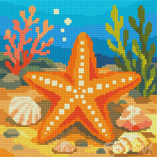 Charger l'image dans la galerie, Mini Diamond Painting 25x25cm - Étoile de mer